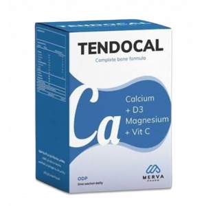 TENDOCAL COPLETE BONE FORMULA ( CALCIUM 250 MG + MAGNESIUM 125 MG + VITAMIN D 200 IU ) DIETARY SUPPLEMENT — 15 SACHETS